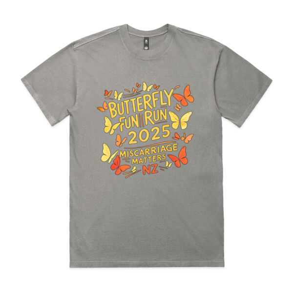 Men's Stone wash tee - grey Thumbnail