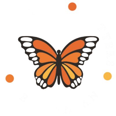 mmnz vector Butterfly For black backround Thumbnail
